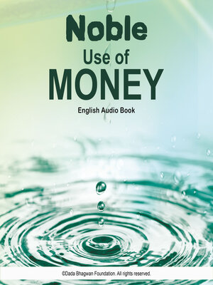 cover image of Noble Use of Money--English Audio Book